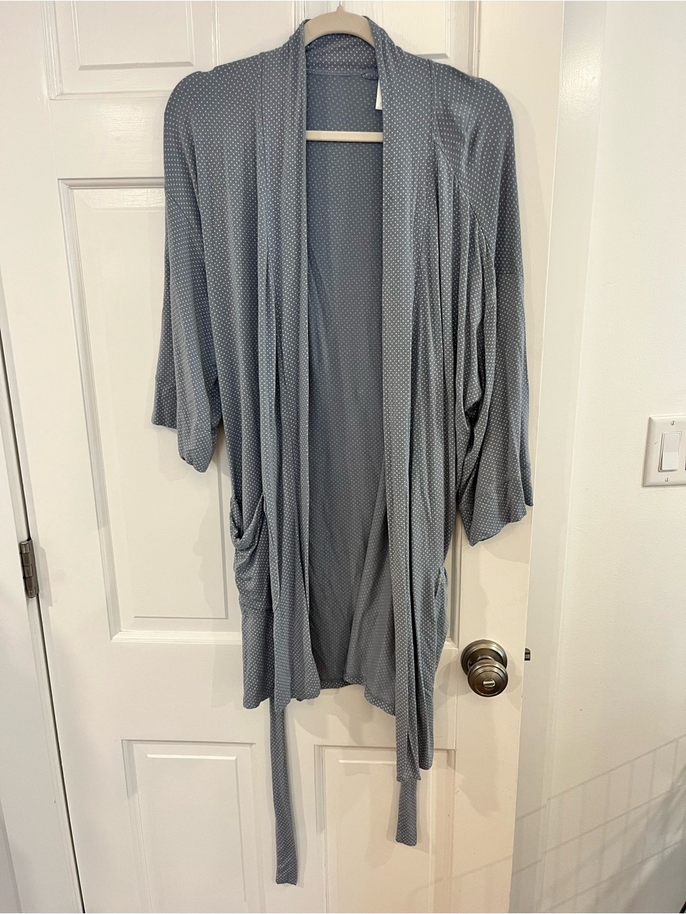 Gap Body Light Blue dotted robe